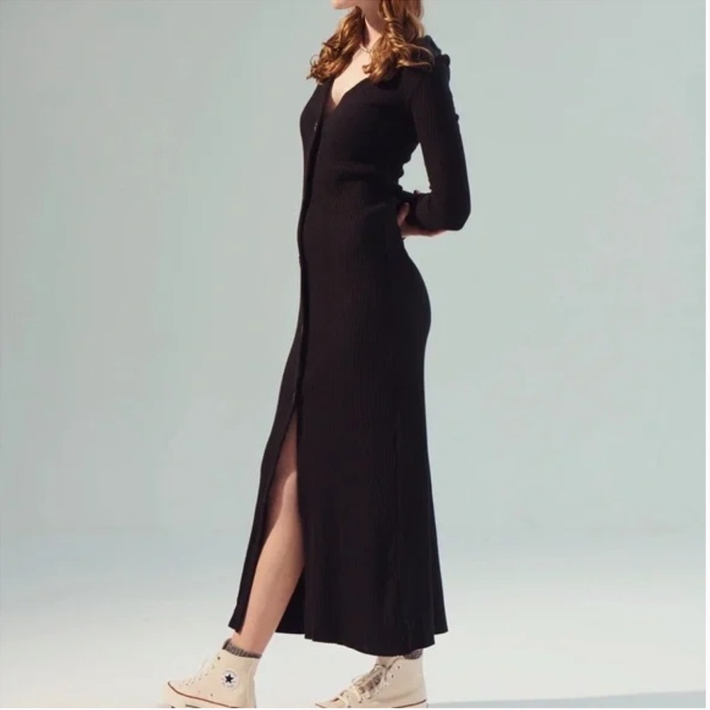 For Days Re-New Button Down Ribbed Dress size xs